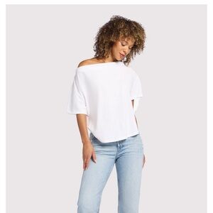 Nuuds off the shoulder tee